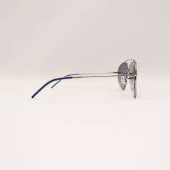RAY-BAN AVIATOR REVERSE SILVER FRAME BLUE LENS - All About Eg