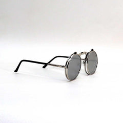 SILVER FRAME GREY LENS - All About Eg